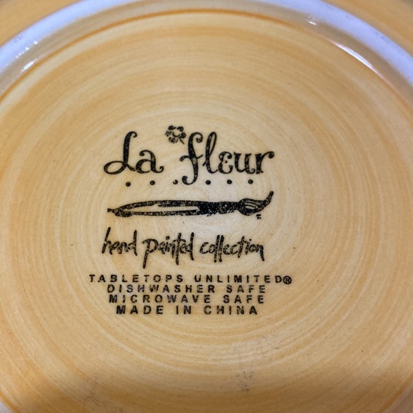La Fleur Salad Plate - Picture 3 of 7